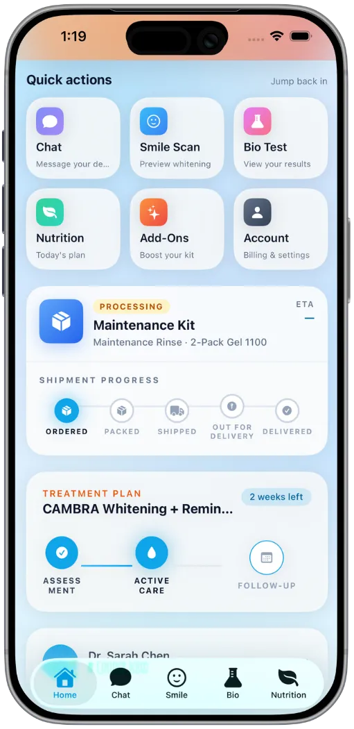Track your progress over time