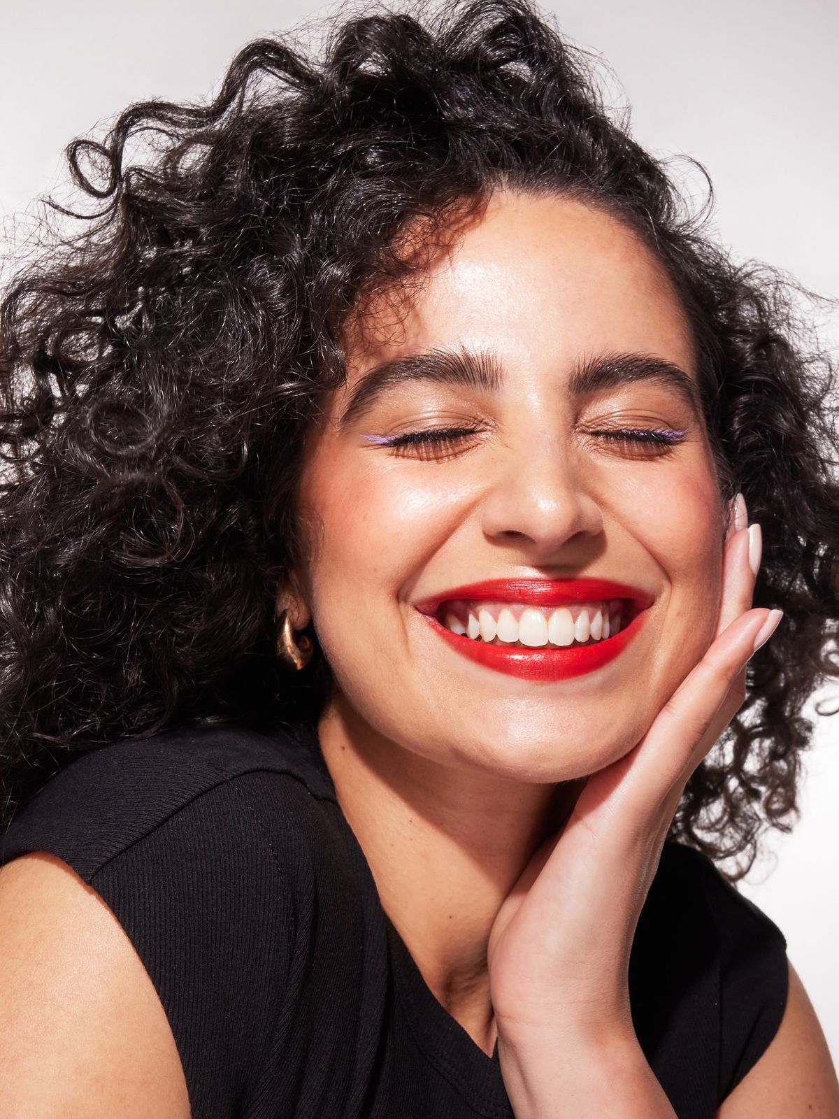 Smiling person