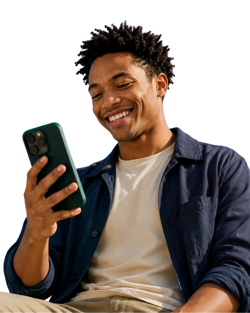 A OneOral member messaging his dentist